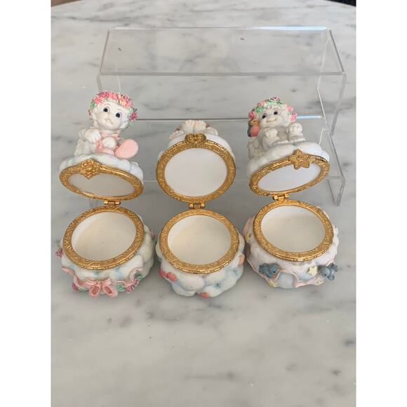 Vintage Dreamsicles Figurine Trinket Boxes Bundle - Picture 7 of 10